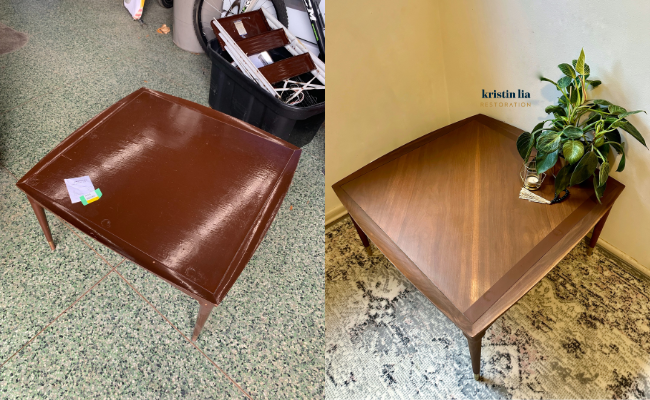 Refinishing Tips for Your MCM Deilcraft Coffee Table